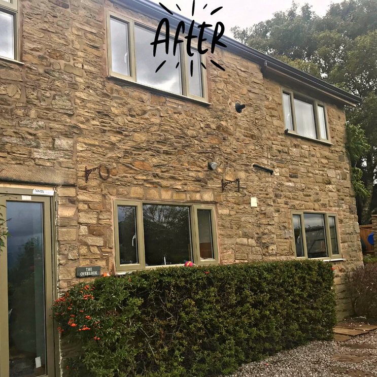 country cottage with updated windows and doors