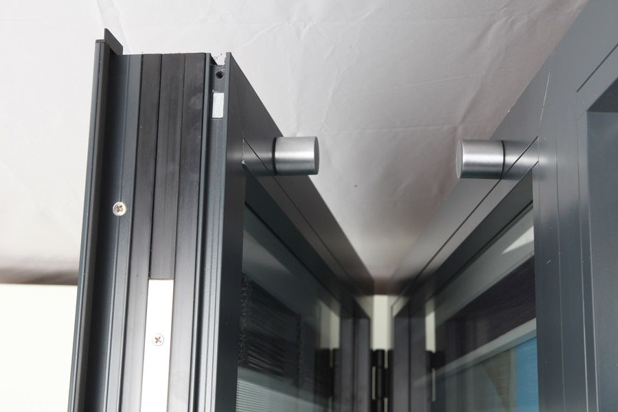 magnetic panel catch on satin bi fold doors