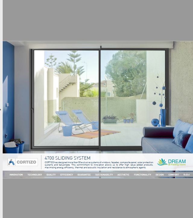 Cortizo 4700 Sliding System